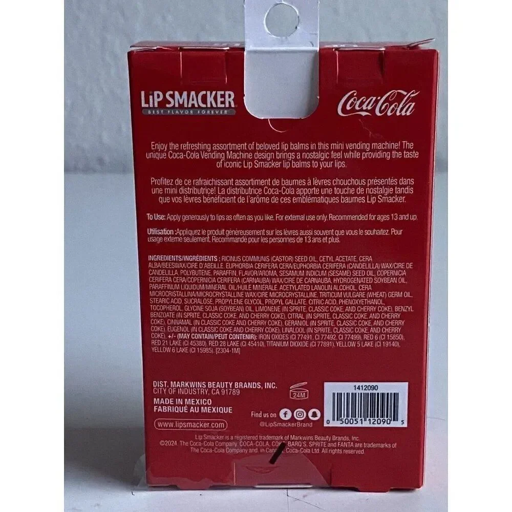 Lip Smackers pack coca